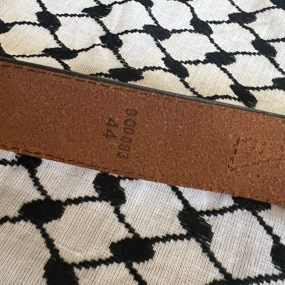 Cabela's Brown and Gold Leather Belt - Picture 8 of 9